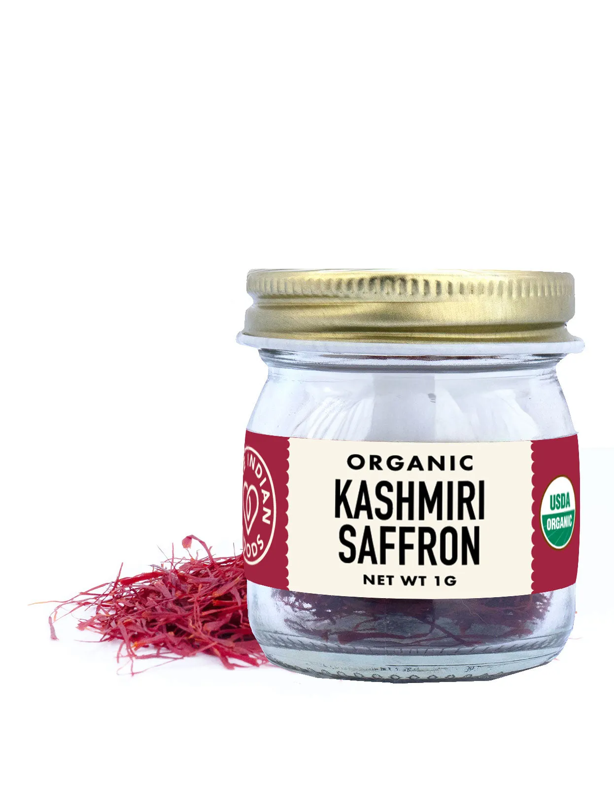 Kashmiri Saffron. Certified Organic