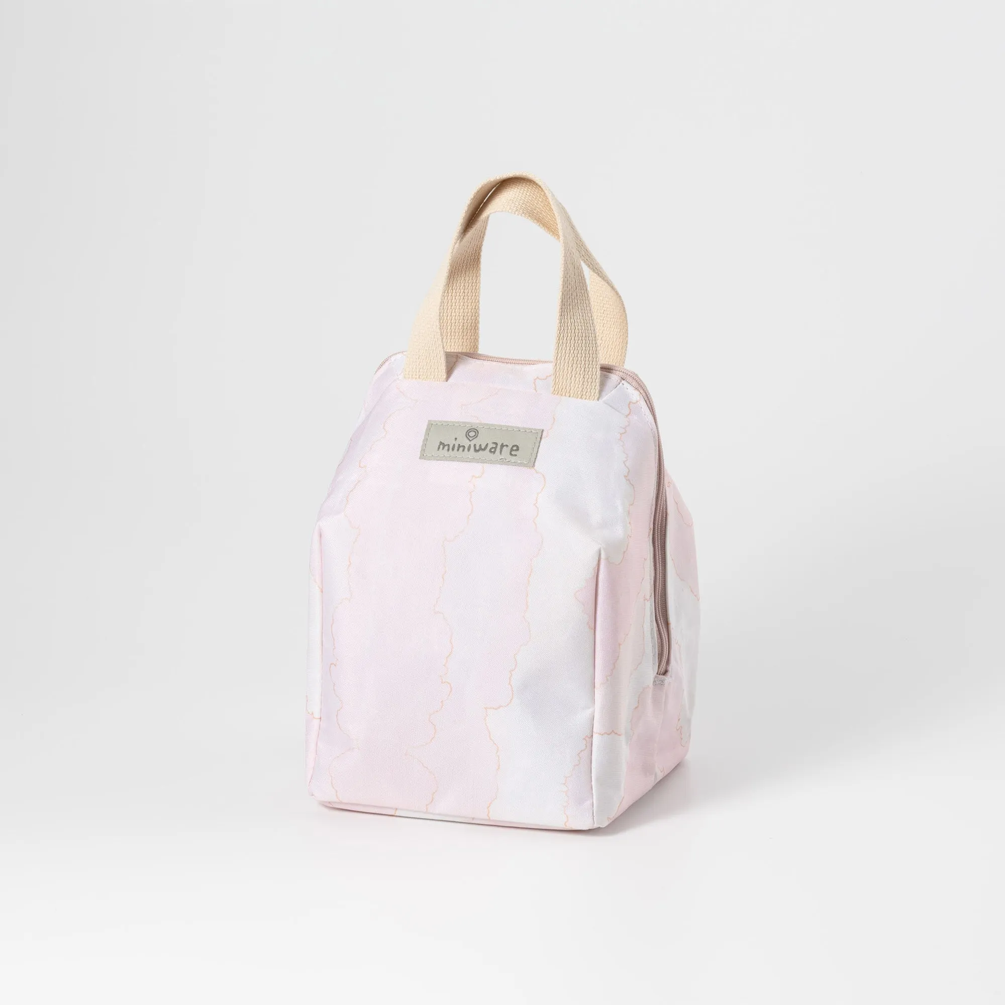 Kid's Meal Tote with Thermal Lining - Pink Cloud by Miniware