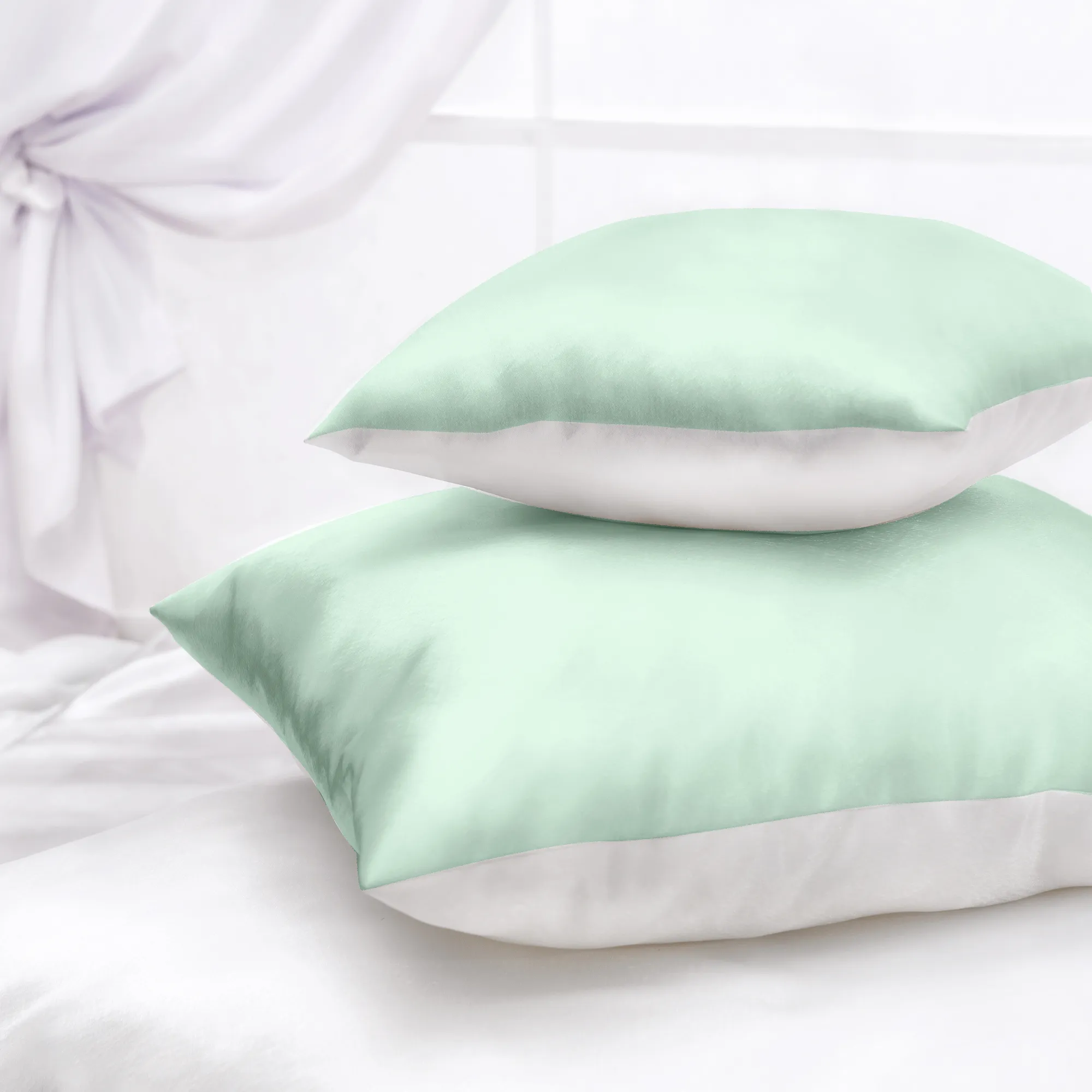 Luxury Mulberry Silk Pillowcase with Cotton Underside (25 momme)
