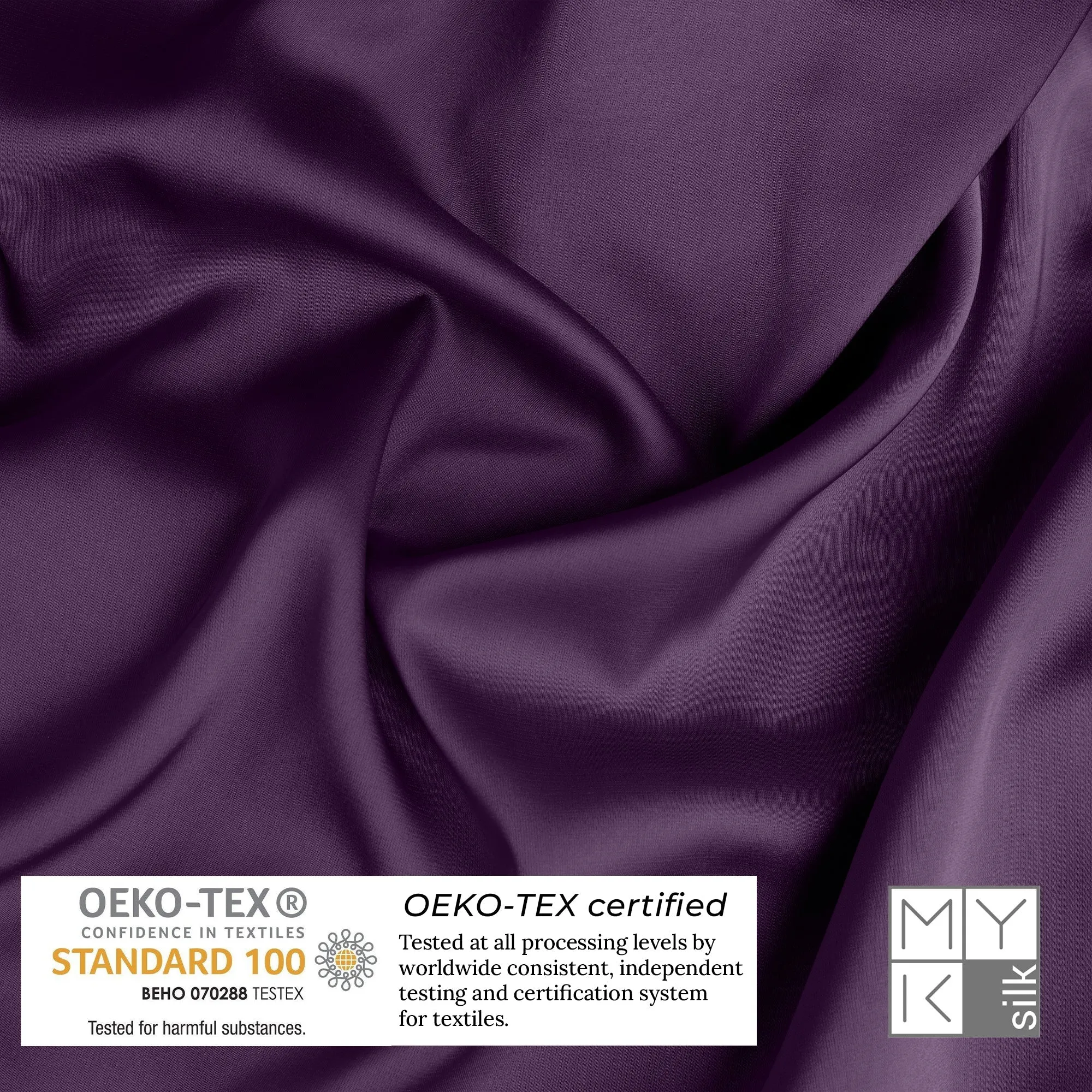 Luxury Mulberry Silk Pillowcase with Cotton Underside (25 momme)