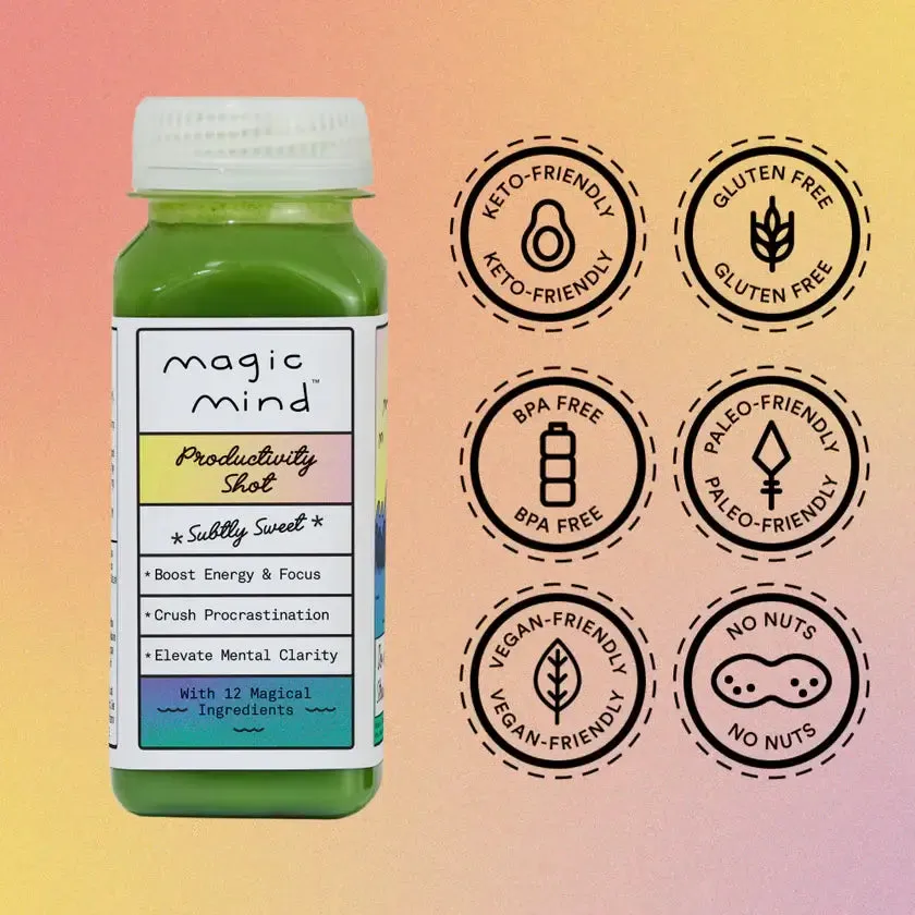 Magic Mind Productivity Shot with Nootropics and Adaptogens by Magic Mind