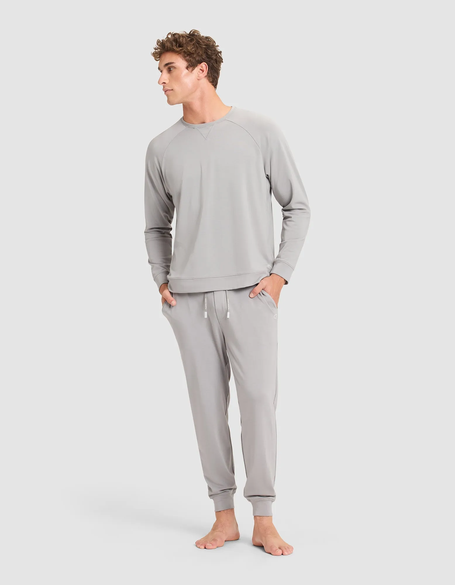 Men's Brushed Bamboo Jogger Set