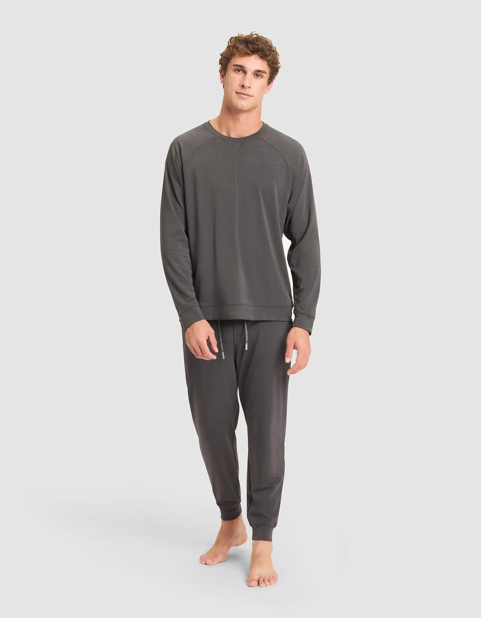 Men's Brushed Bamboo Jogger Set