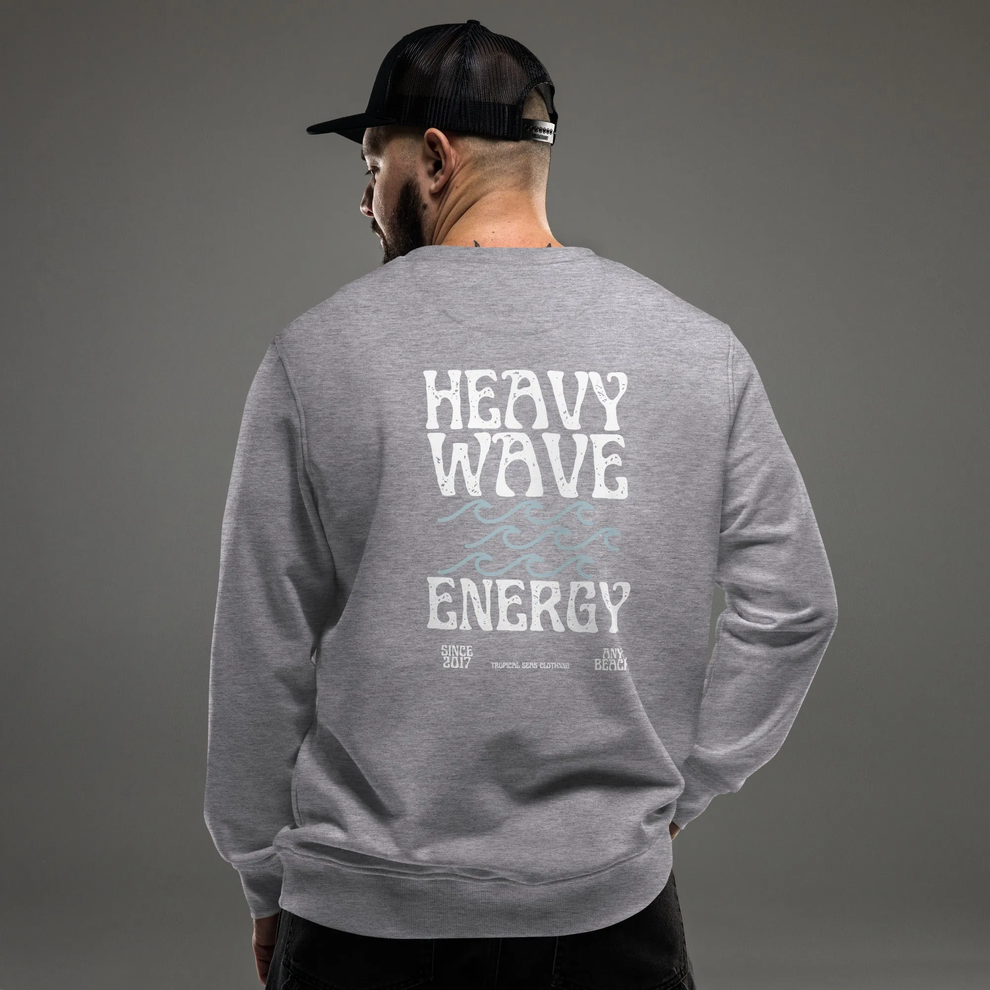 Men's Heavy Wave Energy Organic Sweatshirt