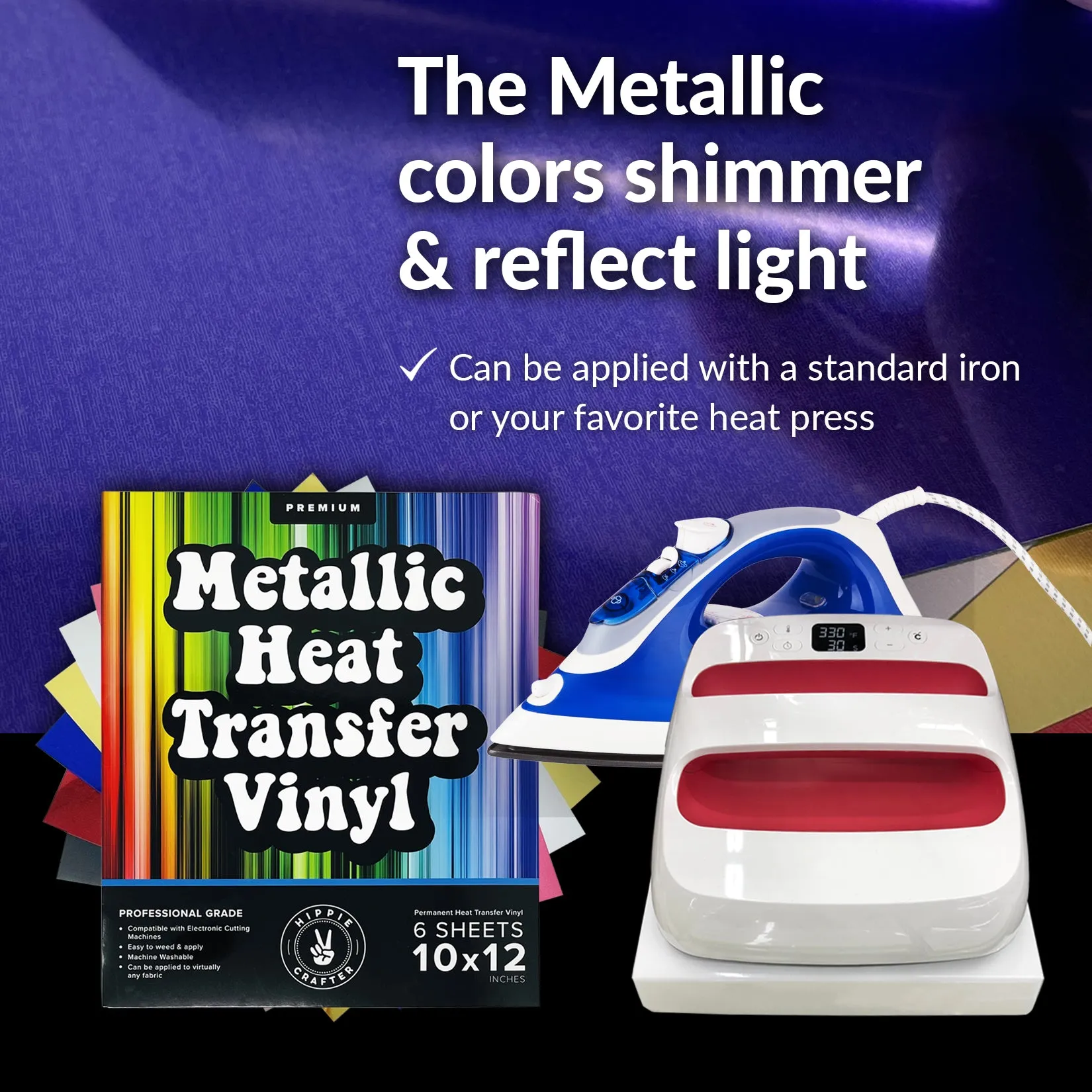 Metallic Heat Transfer Vinyl
