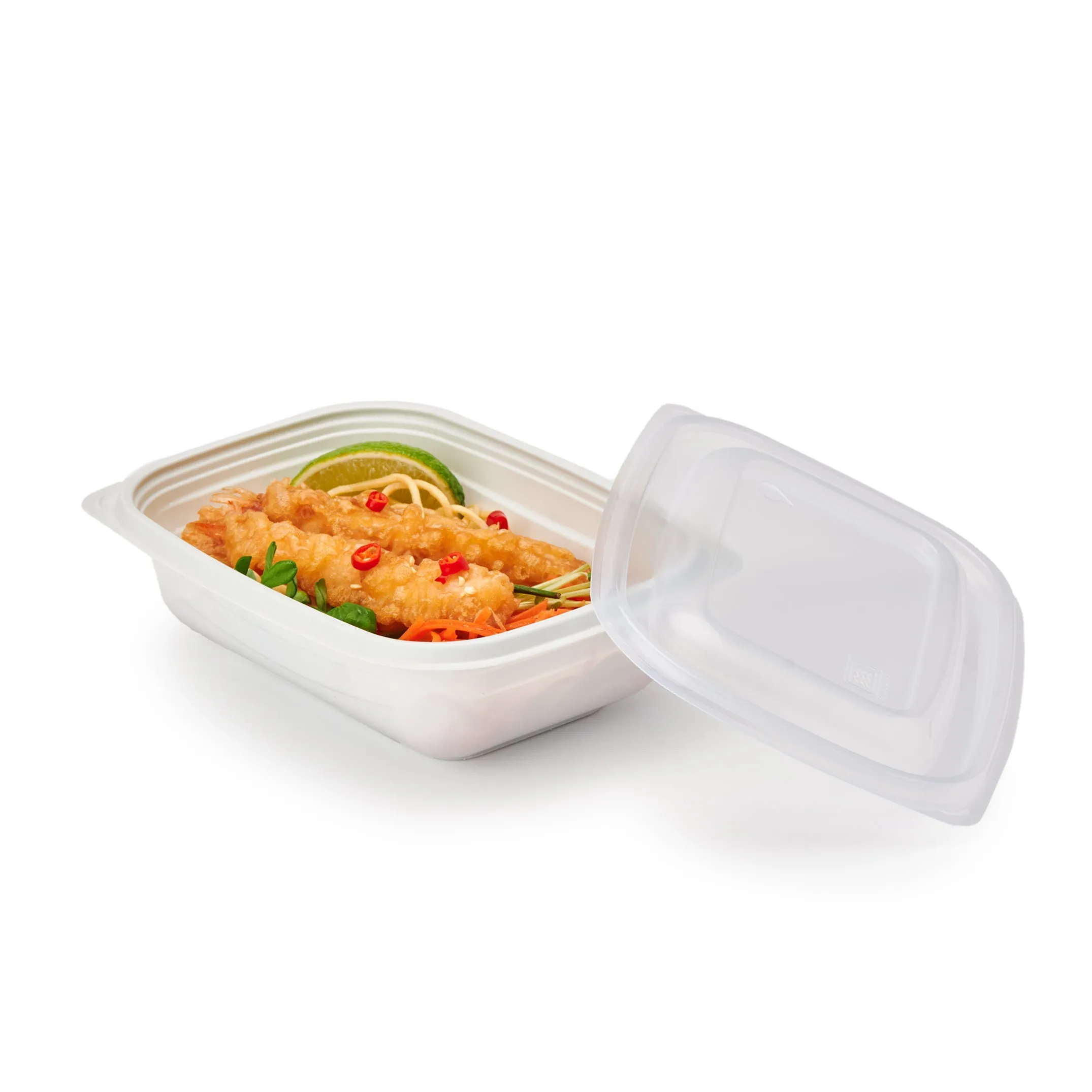Microwavable Lid for 16. 24 & 32 oz. GoodToGo Containers. Mist. CPLA. 450/Case