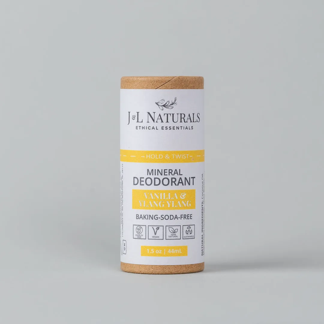 Mineral (Baking Soda-Free) Deodorant Bundle (4-Pack)
