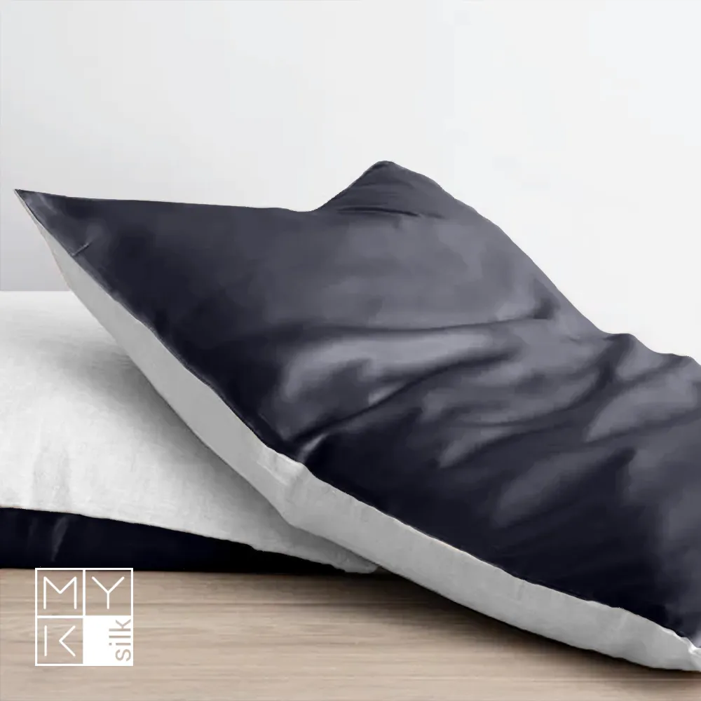 Natural Mulberry Silk Pillowcase with Cotton Underside (19 Momme)