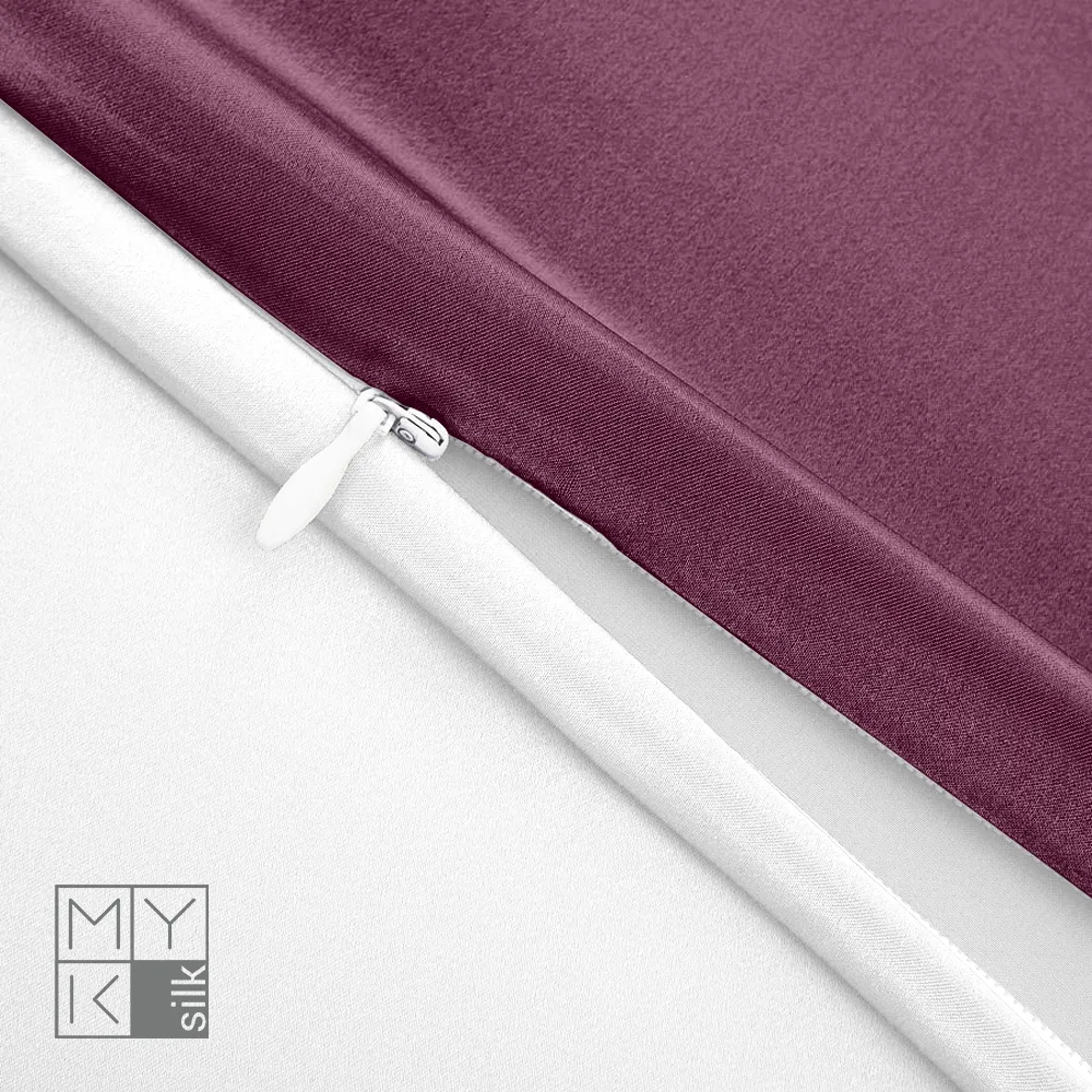 Natural Mulberry Silk Pillowcase with Cotton Underside (19 Momme)