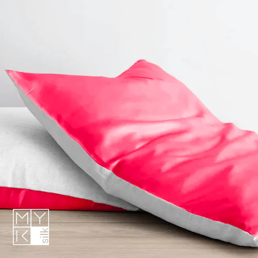 Natural Mulberry Silk Pillowcase with Cotton Underside (19 Momme)