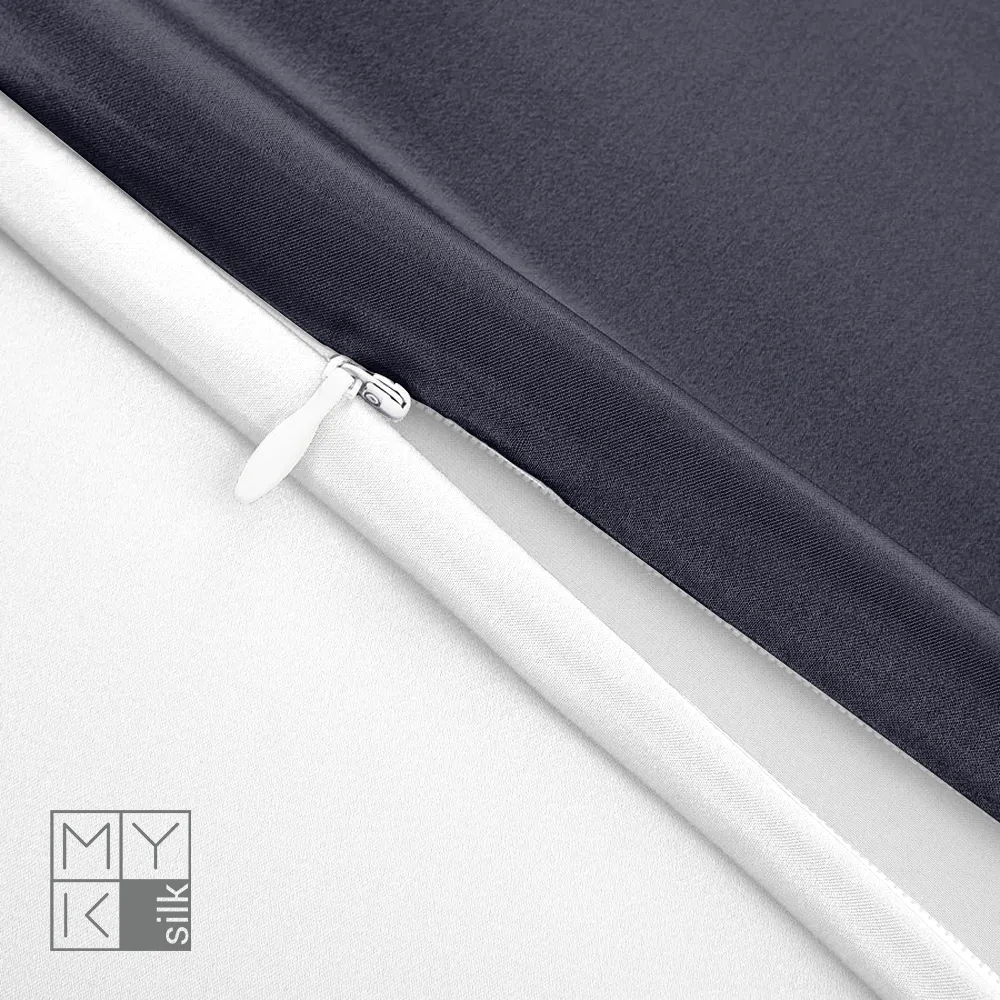Natural Mulberry Silk Pillowcase with Cotton Underside (19 Momme)