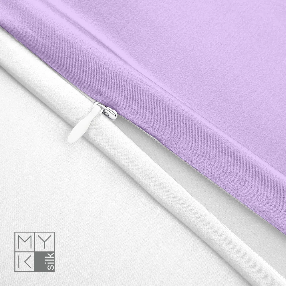 Natural Mulberry Silk Pillowcase with Cotton Underside (19 Momme)