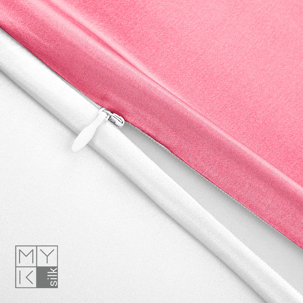 Natural Mulberry Silk Pillowcase with Cotton Underside (19 Momme)