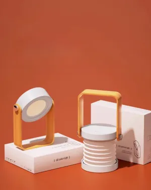 Nordic Foldable Portable Lantern Bedside Table Lamp. Dimmable Nursery Emergency Light