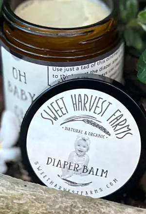 Oh Baby Oh!  What a bum! Organic Diaper Balm - to help soothe any bottom (including adults)