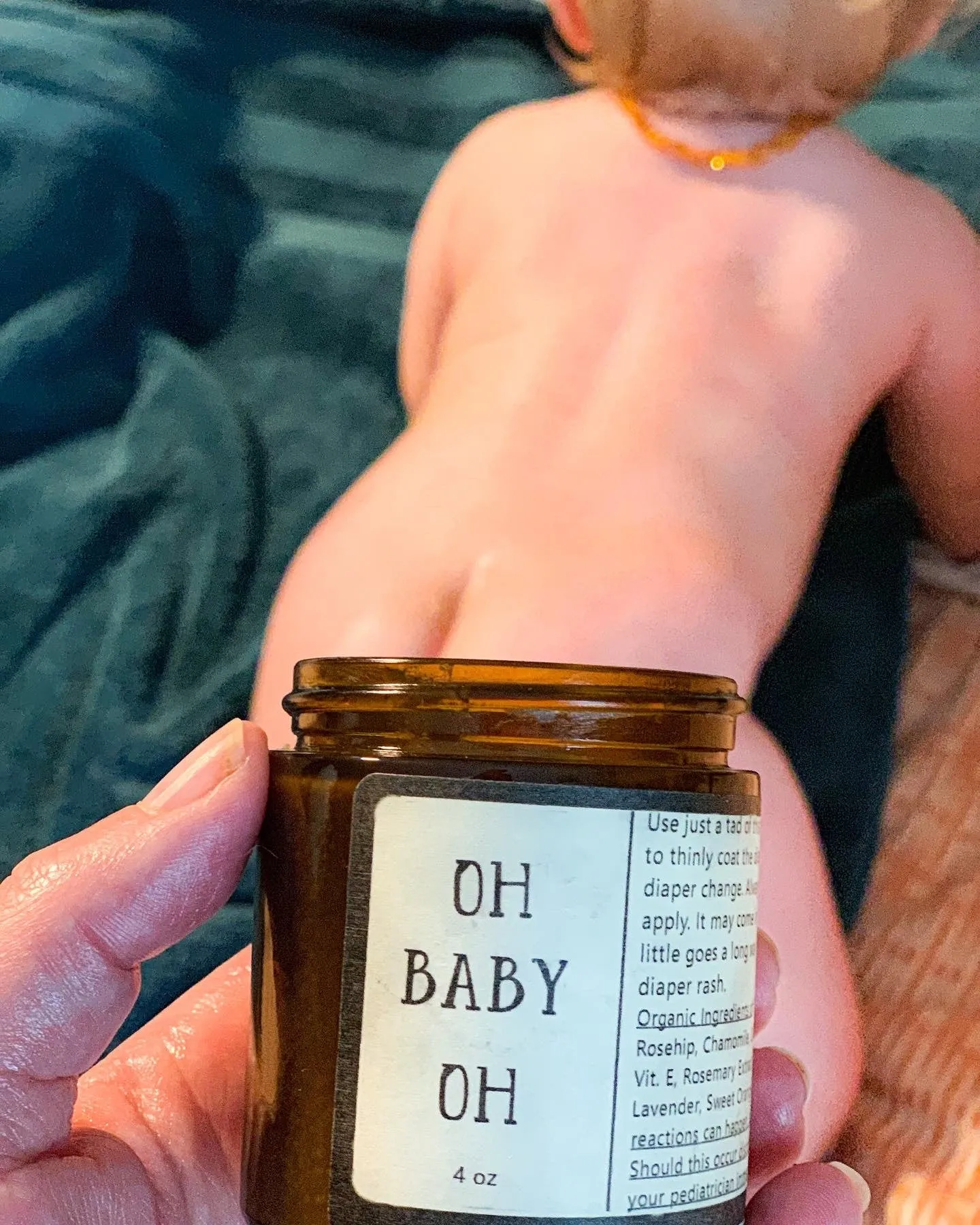 Oh Baby Oh!  What a bum! Organic Diaper Balm - to help soothe any bottom (including adults)