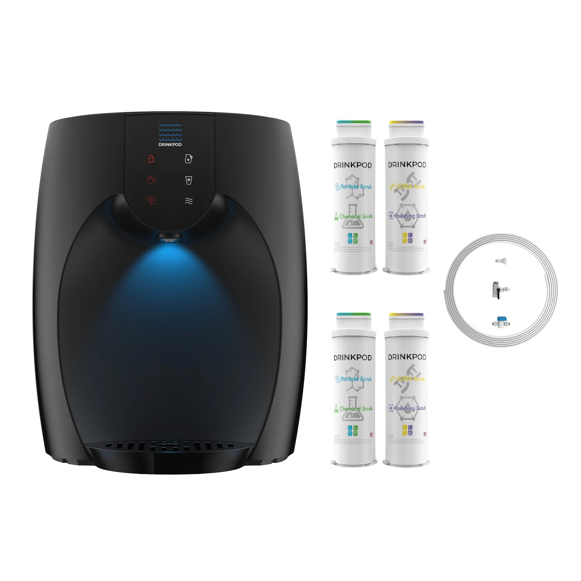 Onyx Pro Series - Counter Bottleless Watercooler | UV Light | Ultra 3 Purification by Drinkpod