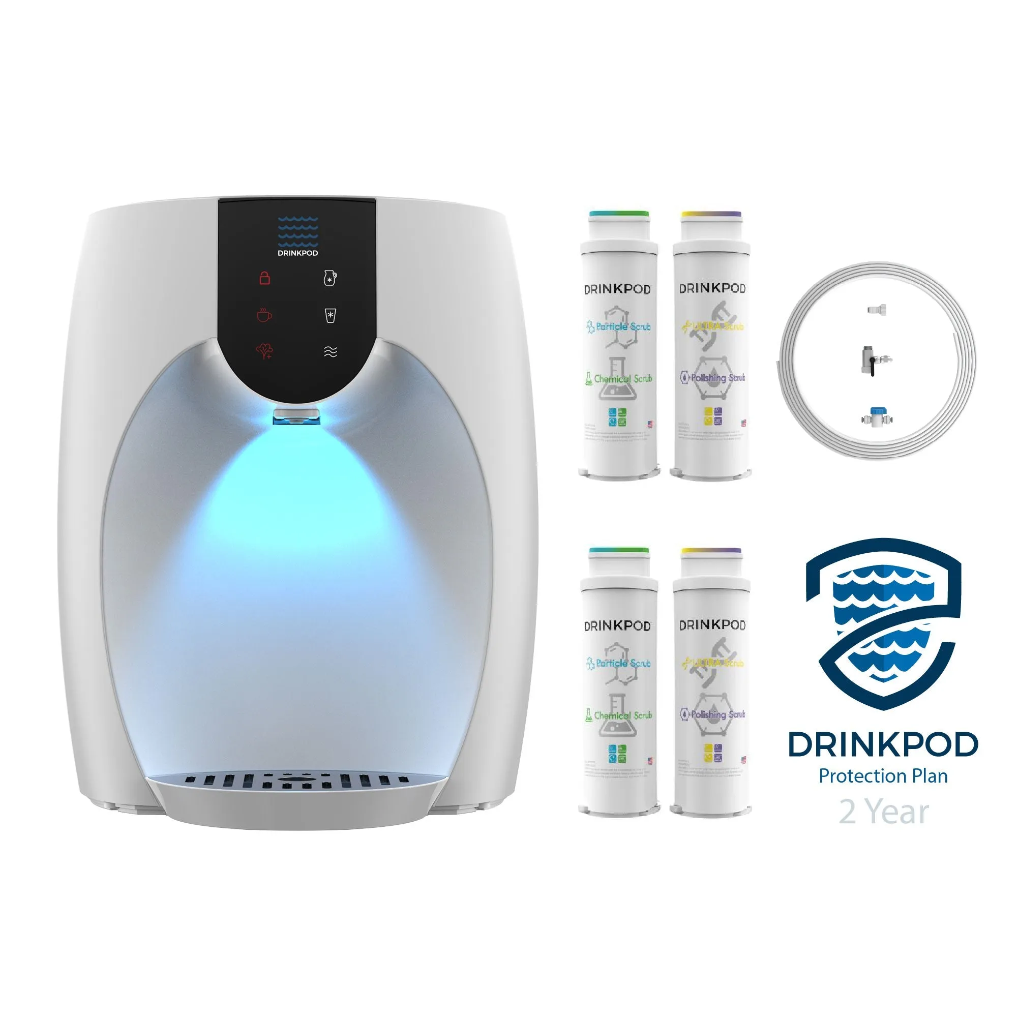 Onyx Pro Series - Counter Bottleless Watercooler | UV Light | Ultra 3 Purification by Drinkpod