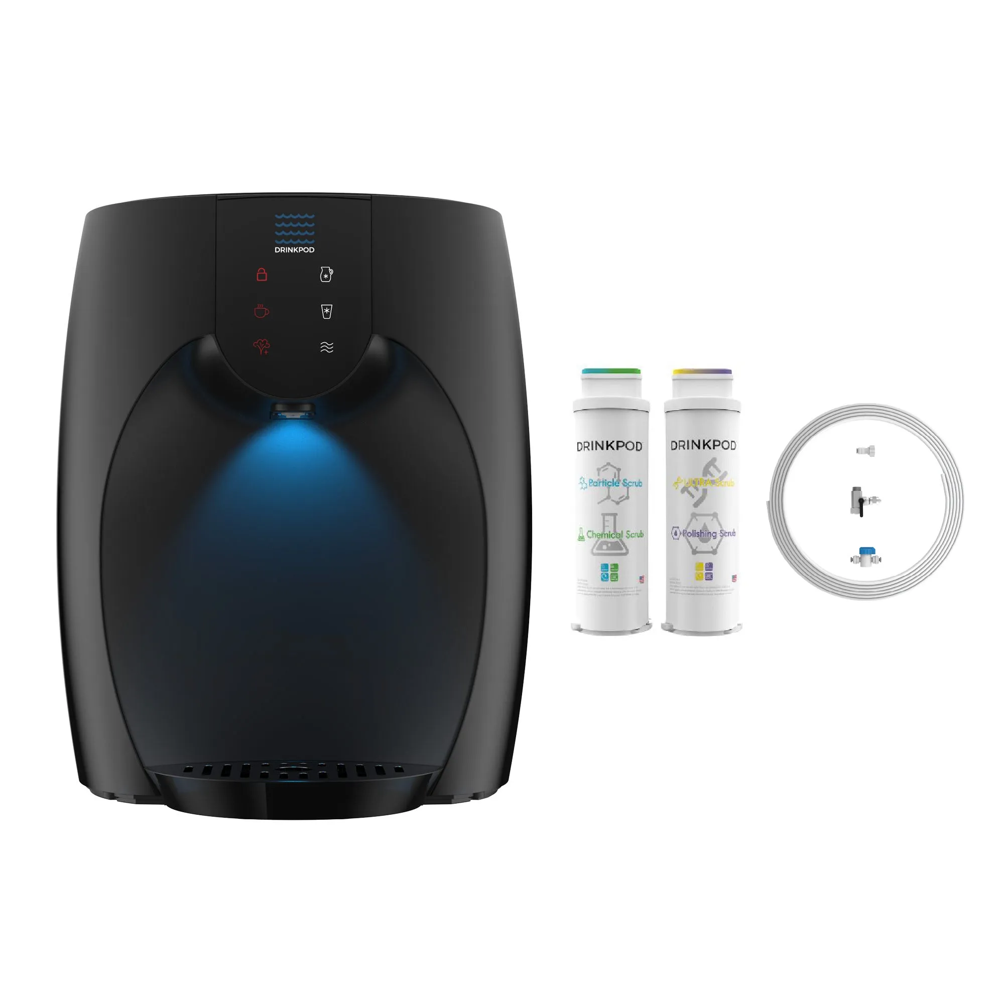 Onyx Pro Series - Counter Bottleless Watercooler | UV Light | Ultra 3 Purification by Drinkpod
