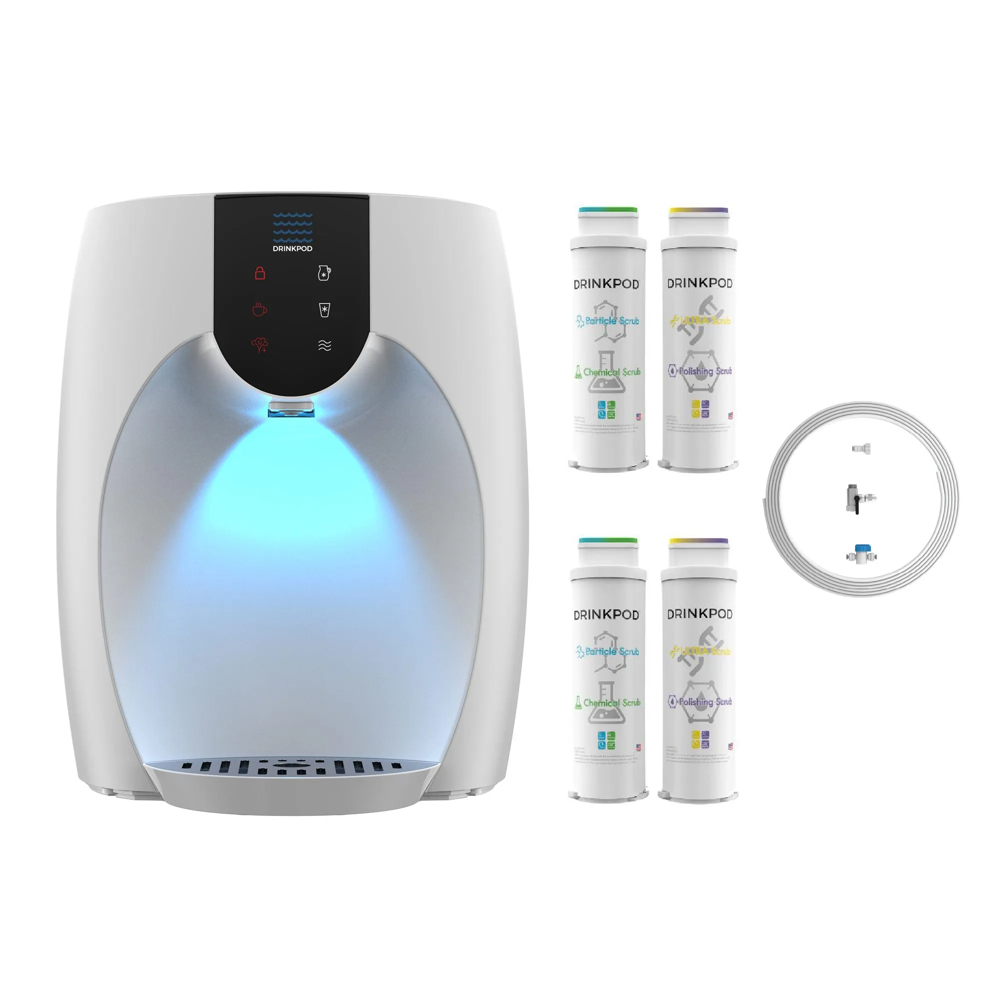 Onyx Pro Series - Counter Bottleless Watercooler | UV Light | Ultra 3 Purification by Drinkpod