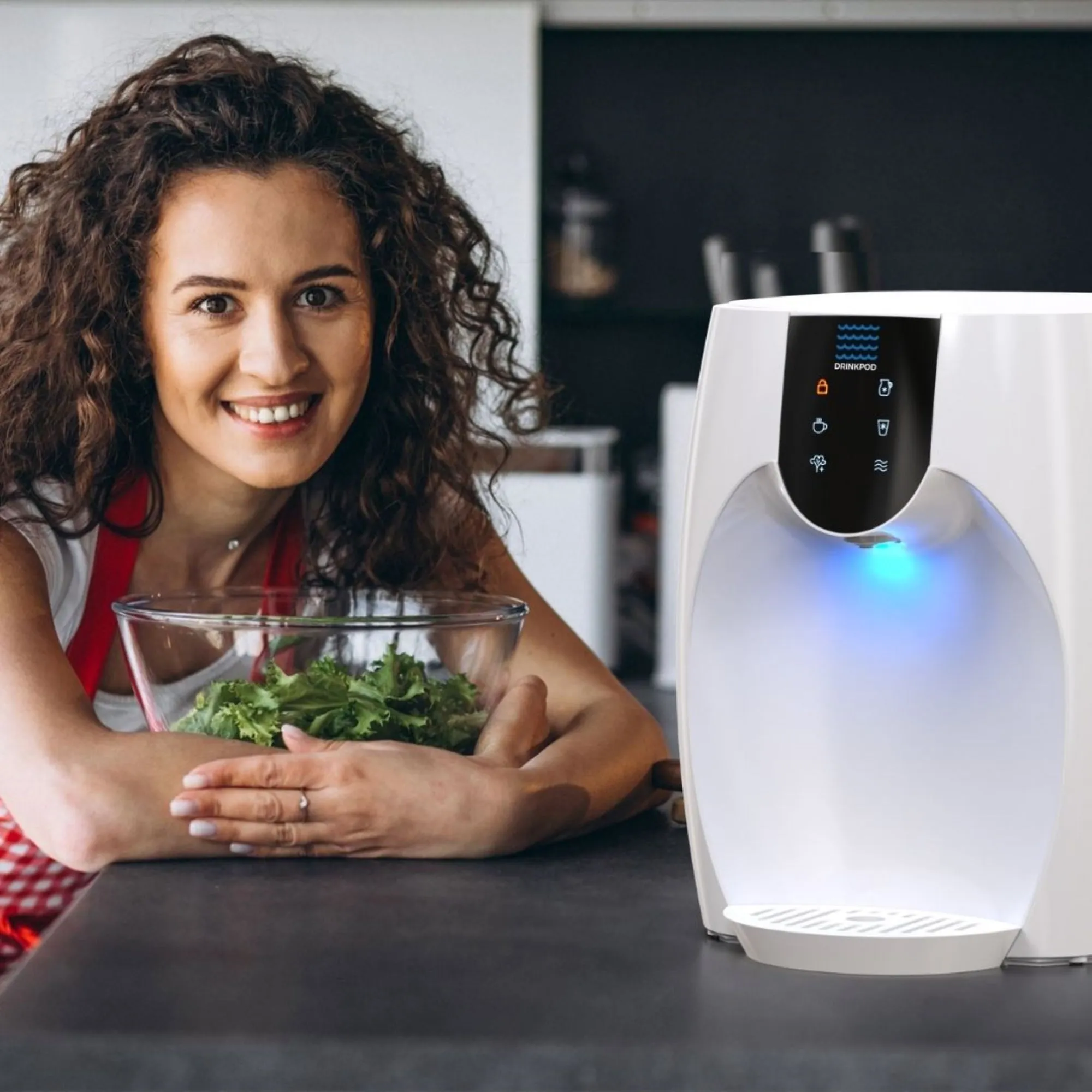 Onyx Pro Series - Counter Bottleless Watercooler | UV Light | Ultra 3 Purification by Drinkpod