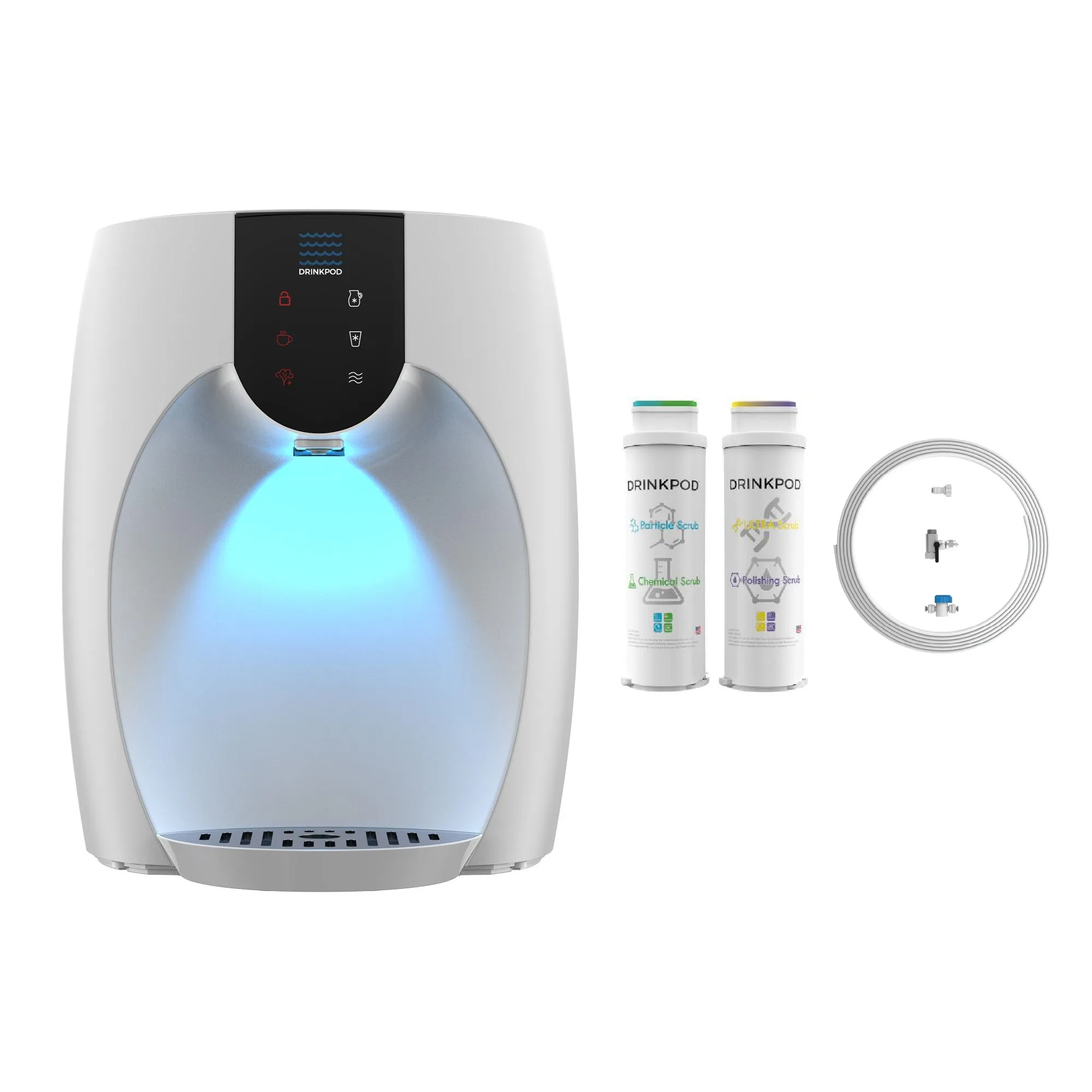 Onyx Pro Series - Counter Bottleless Watercooler | UV Light | Ultra 3 Purification by Drinkpod