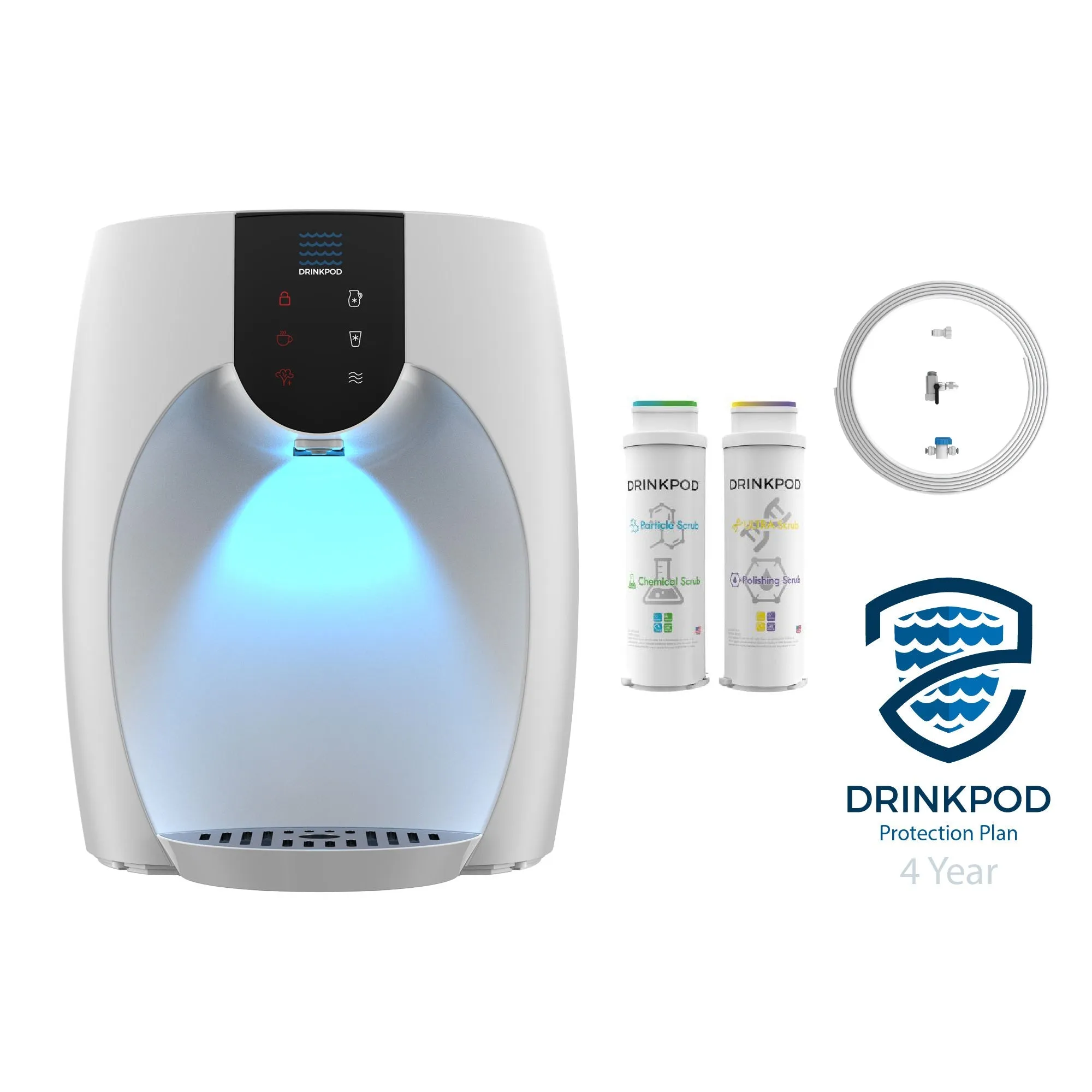 Onyx Pro Series - Counter Bottleless Watercooler | UV Light | Ultra 3 Purification by Drinkpod