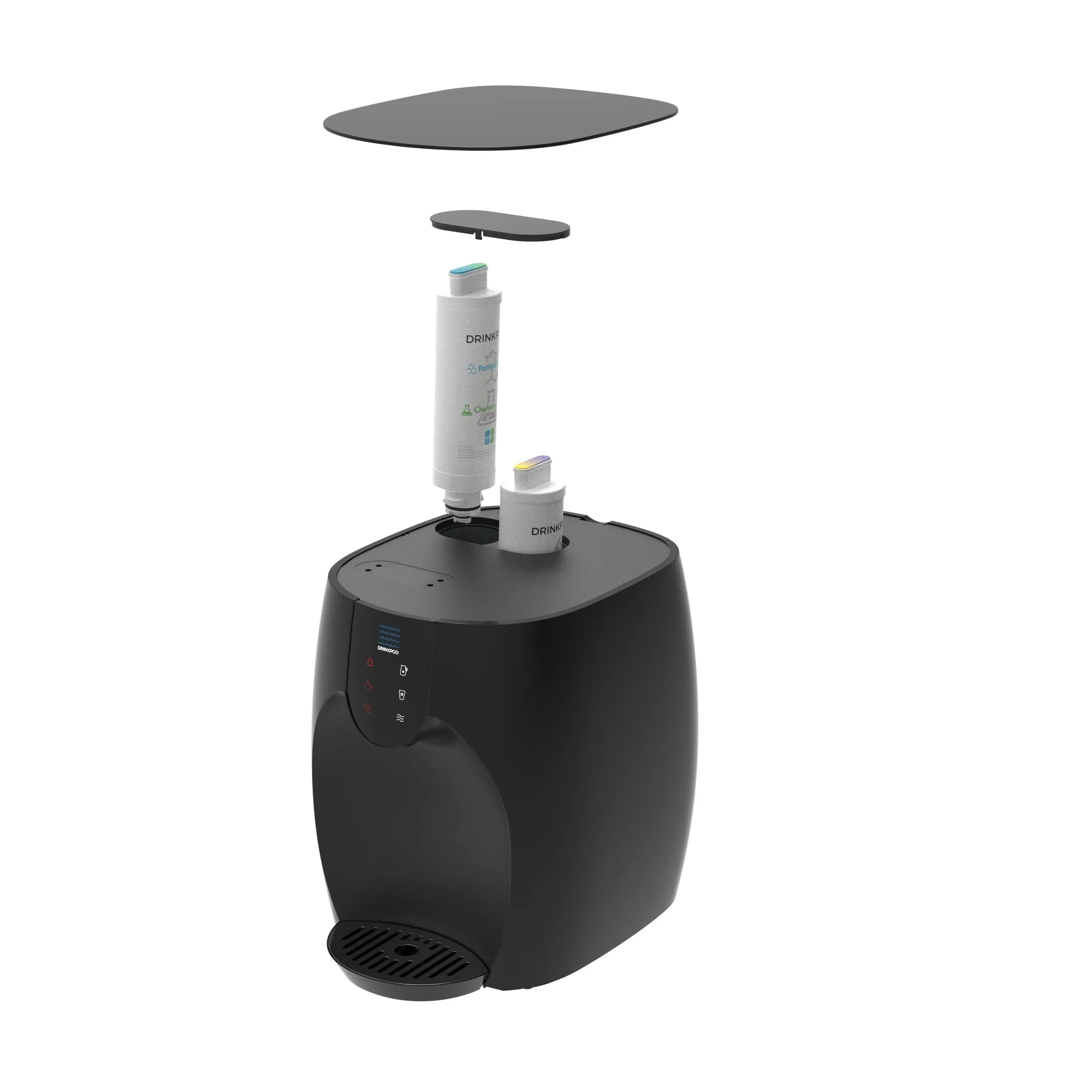 Onyx Pro Series - Counter Bottleless Watercooler | UV Light | Ultra 3 Purification by Drinkpod