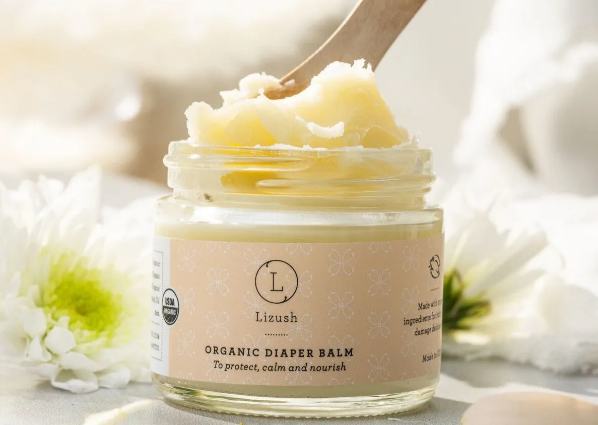ORGANIC DIAPER BALM To protect. calm and nourish