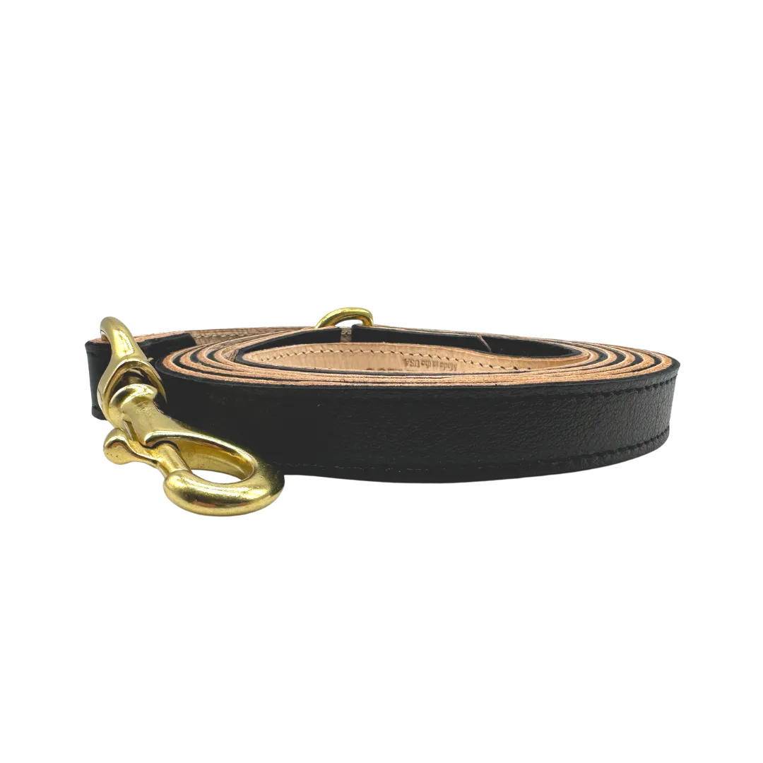 Plain Leather Dog Leashes