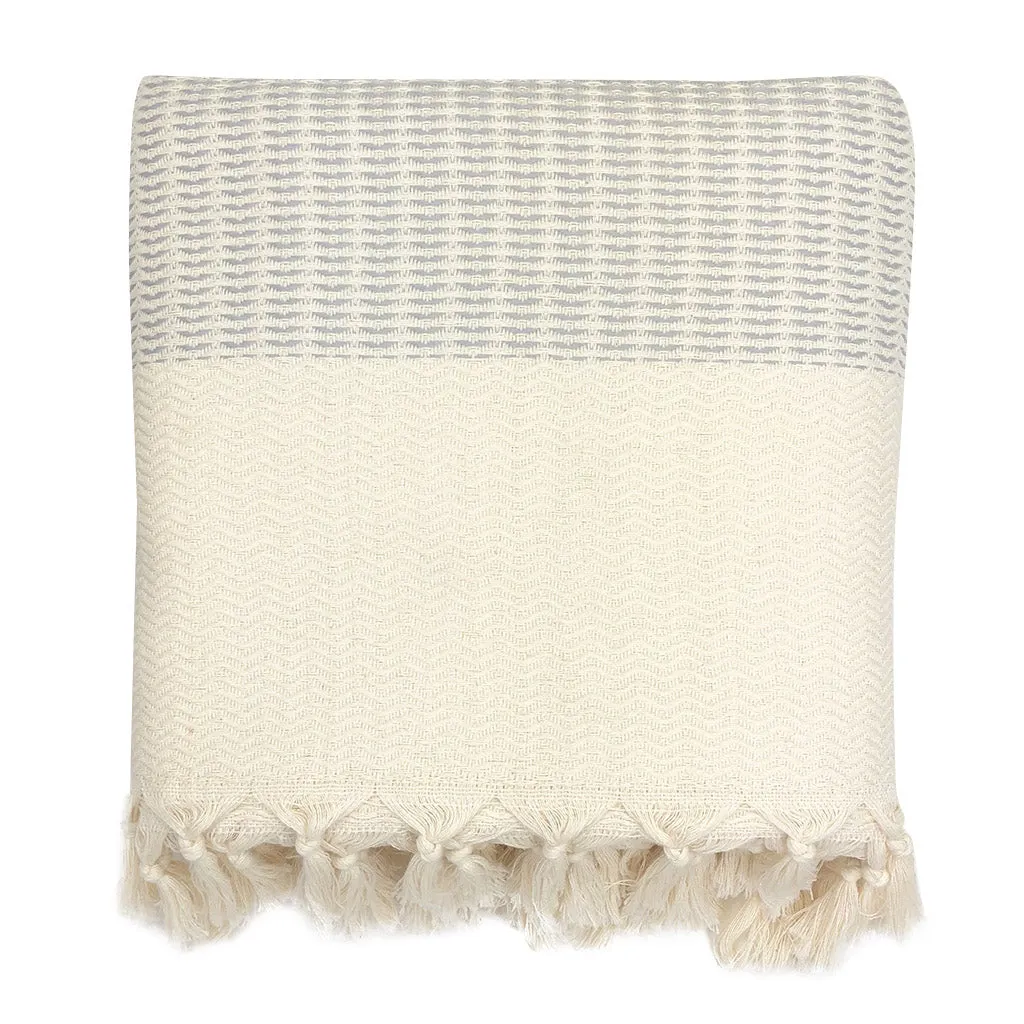 Plush Wavy Turkish Throw by SLATE   SALT