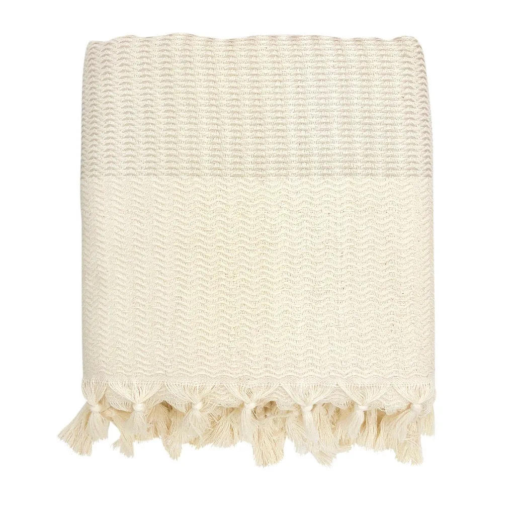 Plush Wavy Turkish Throw by SLATE   SALT