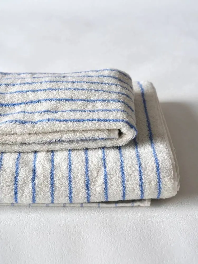 Retro Soft 100% Long-stapled Cotton Striped Bath Towel