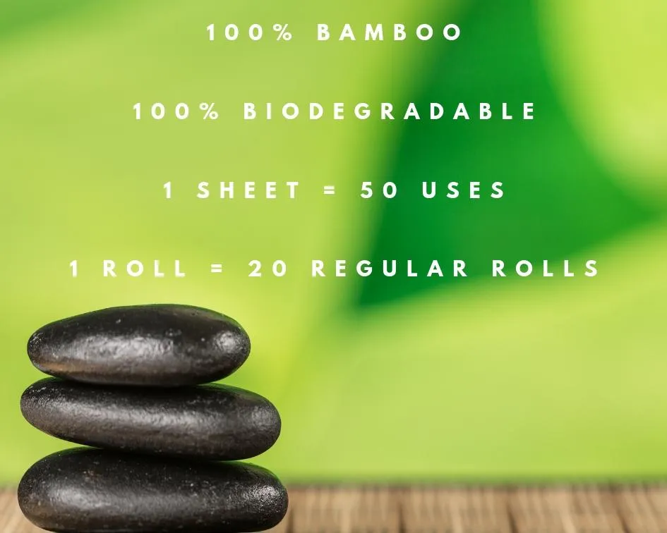 Reusable Bamboo Kitchen Paper Towels - Tree-Free. Eco-Friendly Rolls. 4-Pack by ecozoi