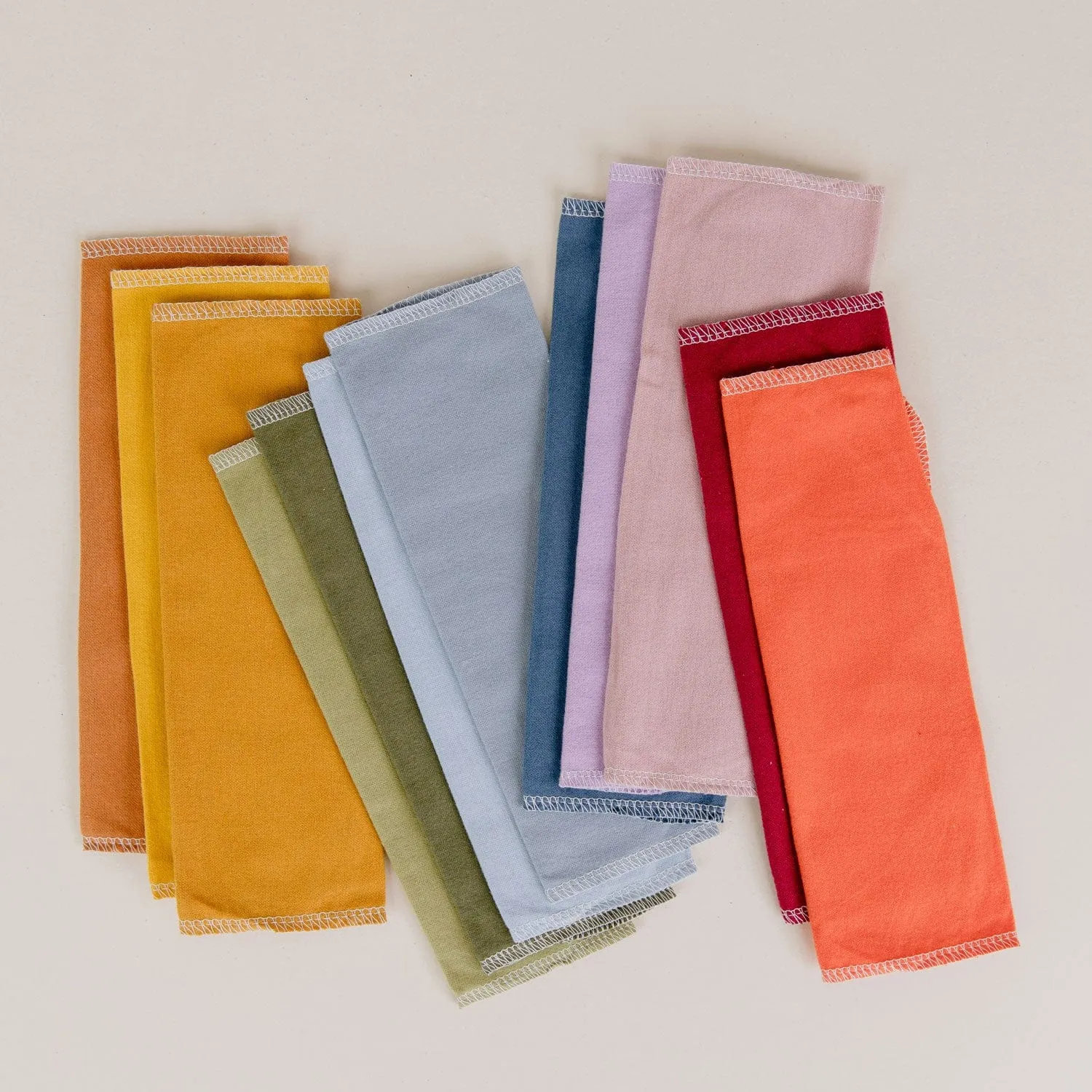 Reusable Paper Towels - 100% Organic Cotton. 12 or 24 Pack