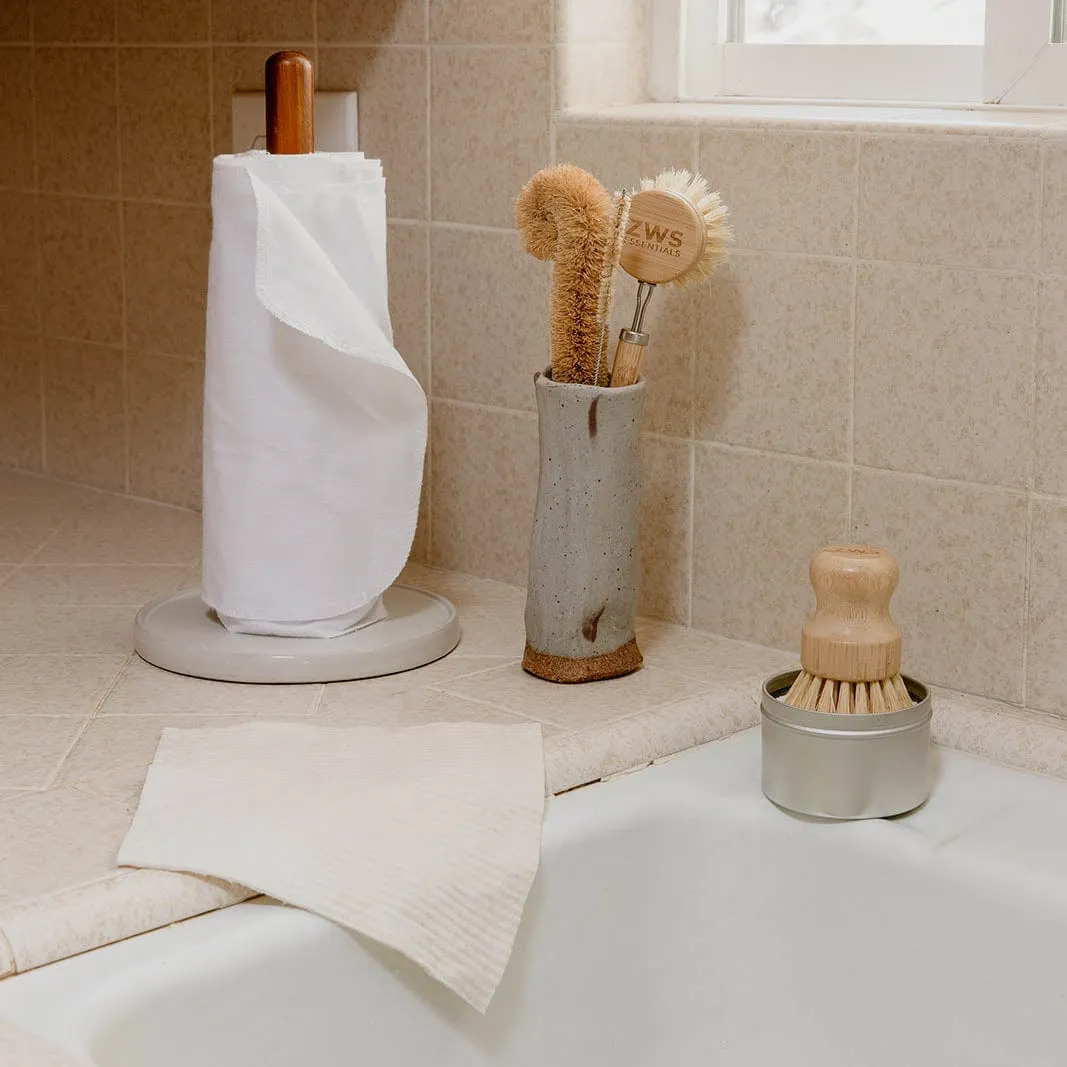 Reusable Paper Towels - 100% Organic Cotton. 12 or 24 Pack