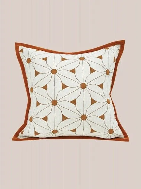 Safari Decorative Terracotta Throw Pillowcase. Earthy Tone Modern Fall Decors