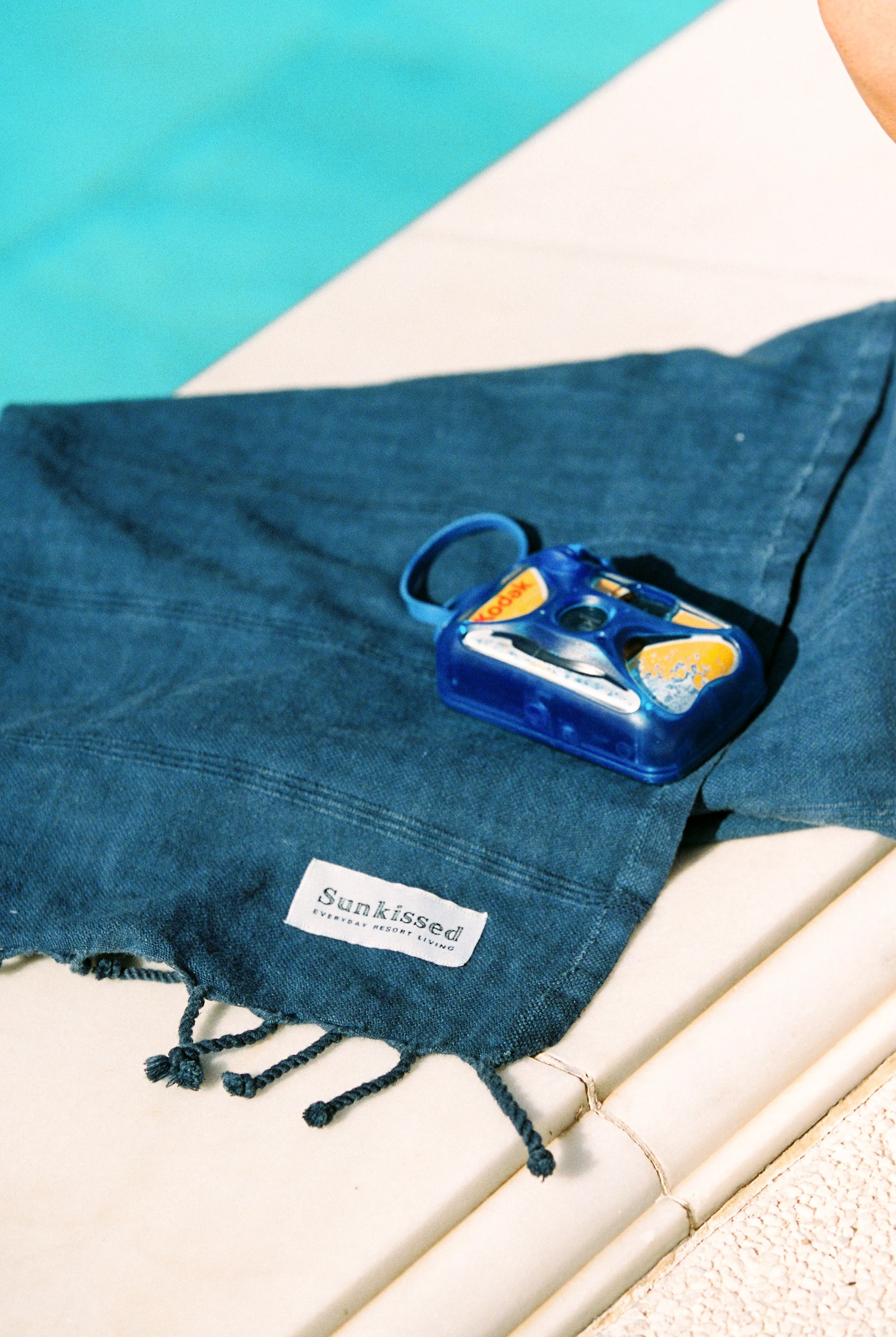 Santorini  Sand Free Beach Towel by Sunkissed
