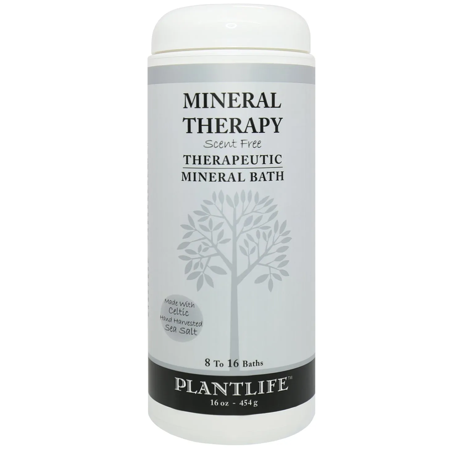 Scent Free Bath Salt 16oz