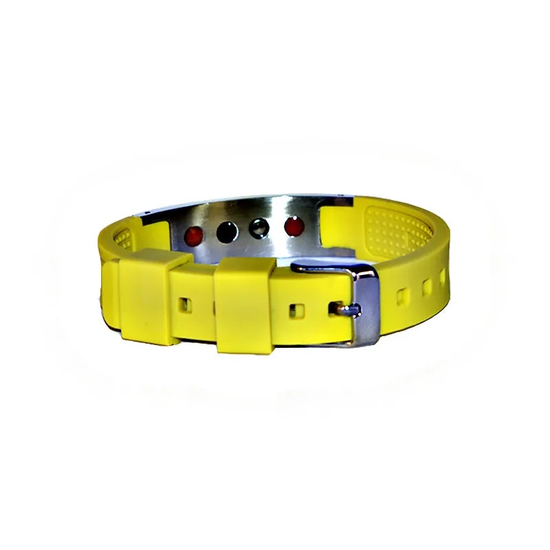 Silicone Energy Bracelet 4-in-1. 8 Colors available. Model SB032