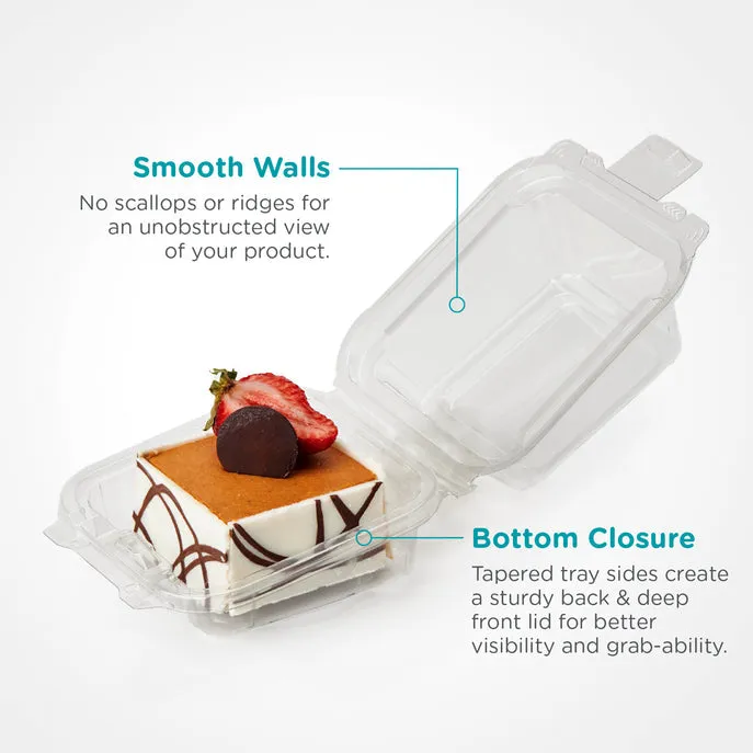 Simply Secure Single 2.5 Dessert Package. Crystal Clear. PLA. 162/Case