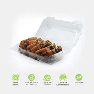 Single Row 3 Perimeter Seal Cookie. Donut & Sliced Loaf Angled Display Package. Crystal Clear. PLA. 205/Case