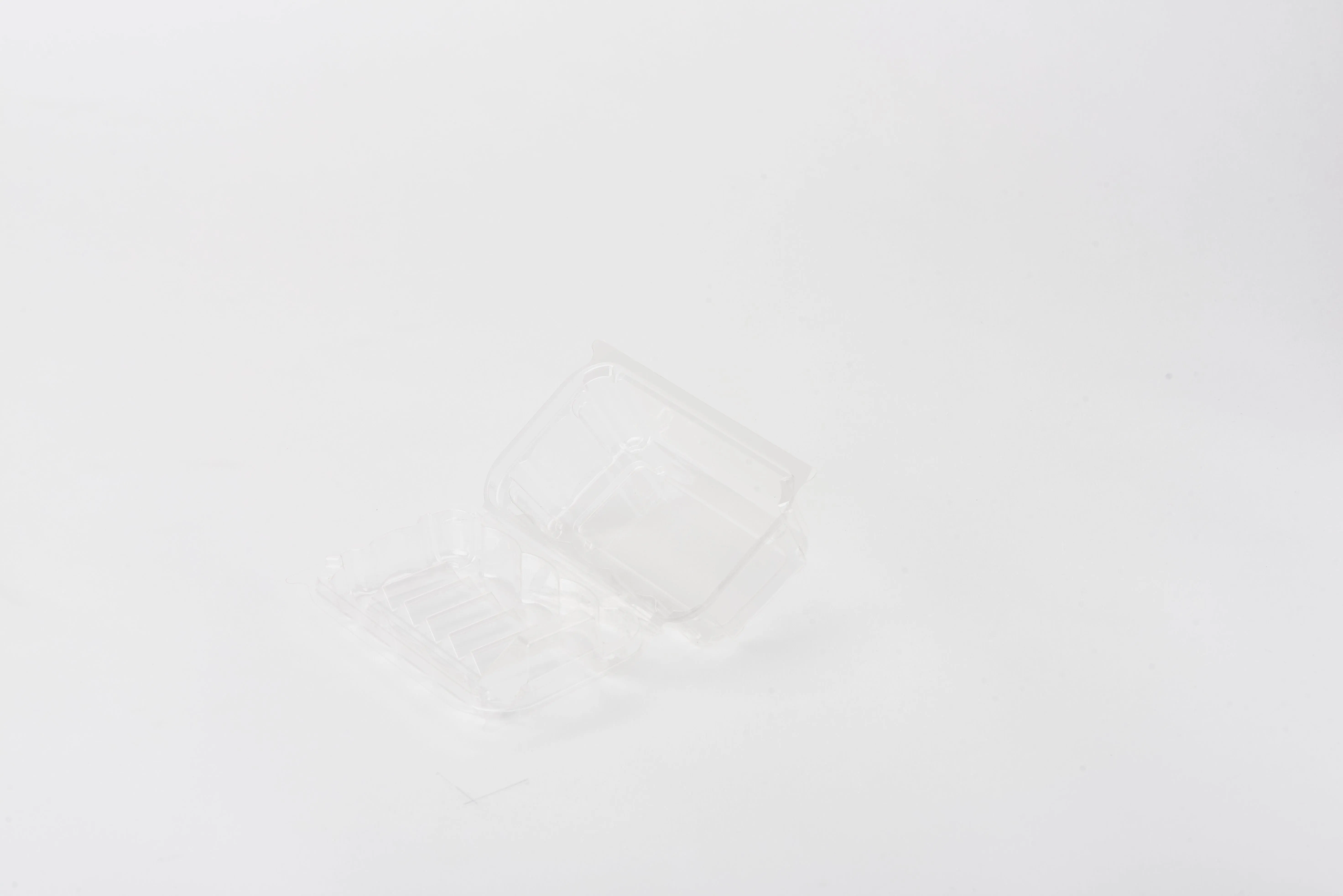 Single Row 6-pack 2.75 Cookie & Bar Tiered Display Package. Crystal Clear. PLA. 275/Case