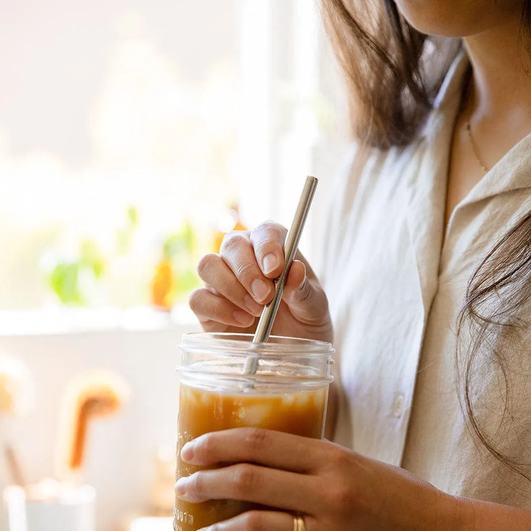 Stainless Steel Straw - Straight. Bent. or Boba Style