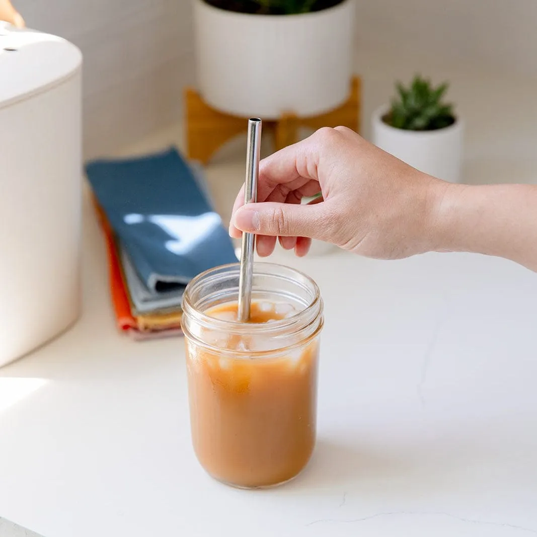Stainless Steel Straw - Straight. Bent. or Boba Style