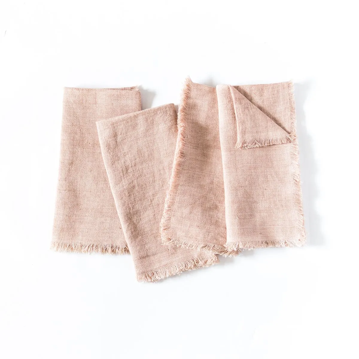 Stone Washed Linen Dinner Napkins by Creative Women