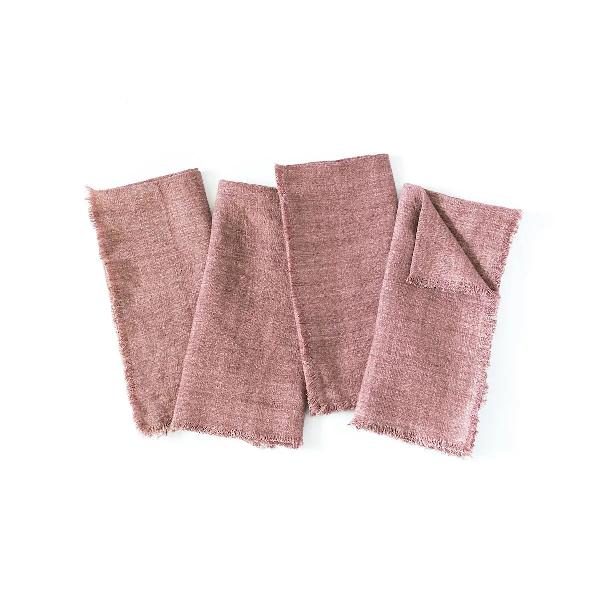 Stone Washed Linen Dinner Napkins by Creative Women