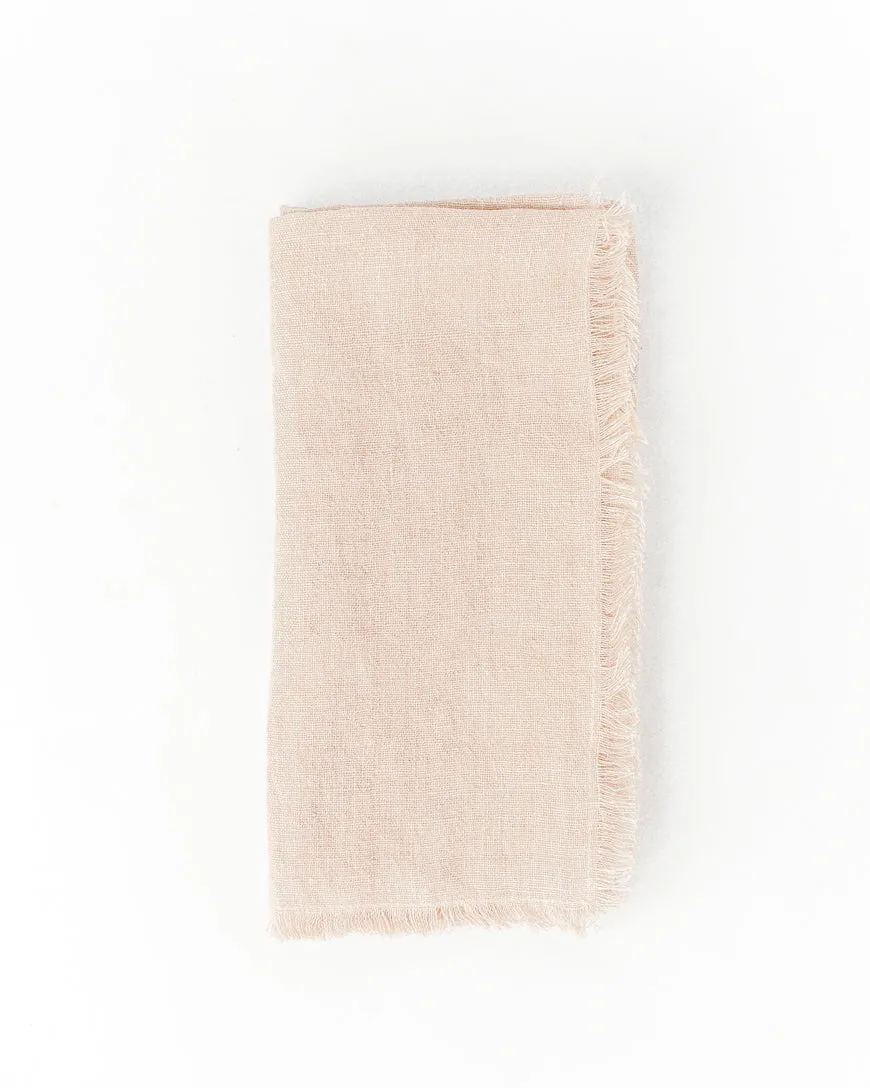 Stone Washed Linen Dinner Napkins by Creative Women