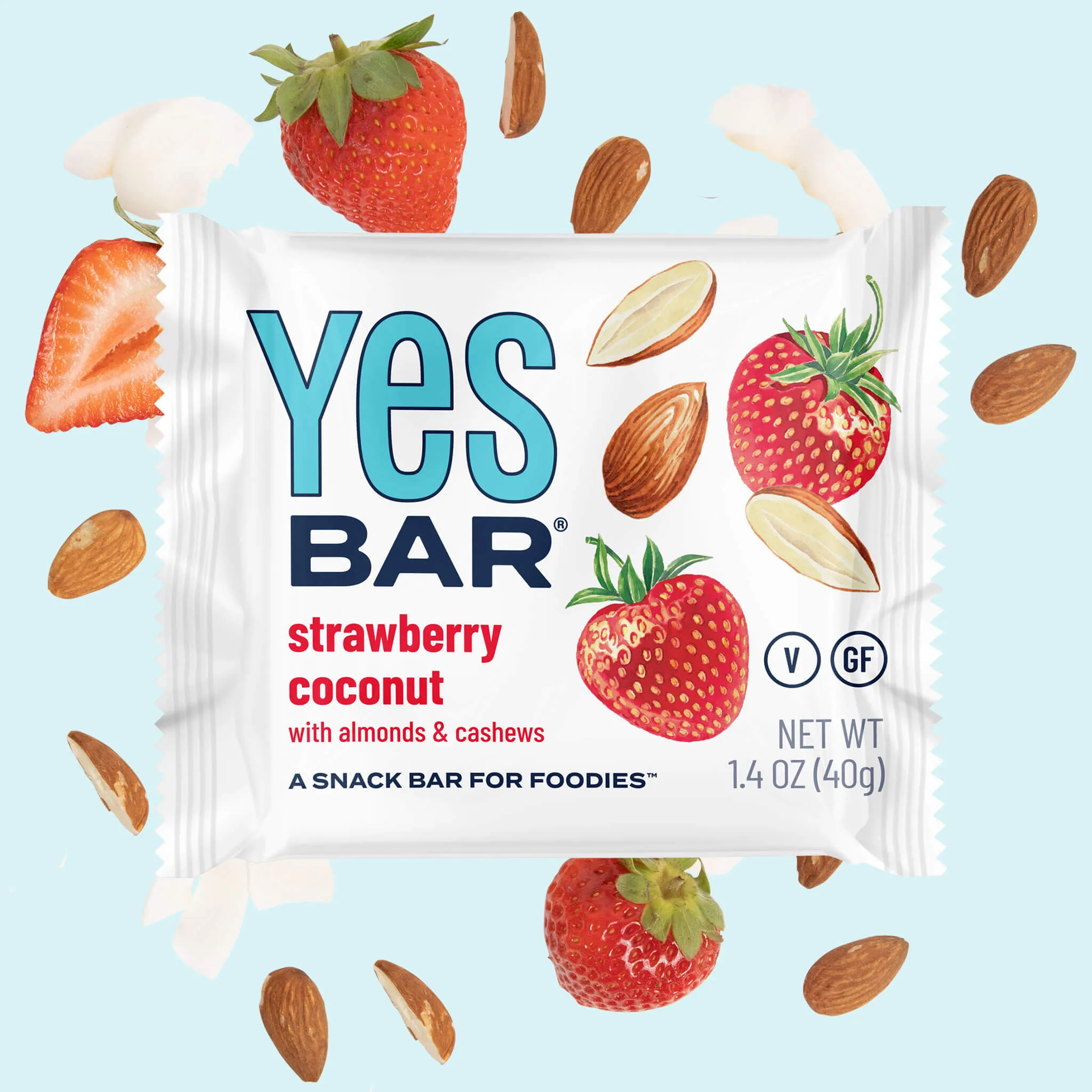 Strawberry Coconut Six Pack by YES BAR