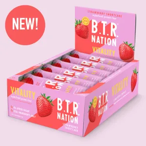 Strawberry Shortcake VITALITY (12 Count )  by B.T.R. Bar